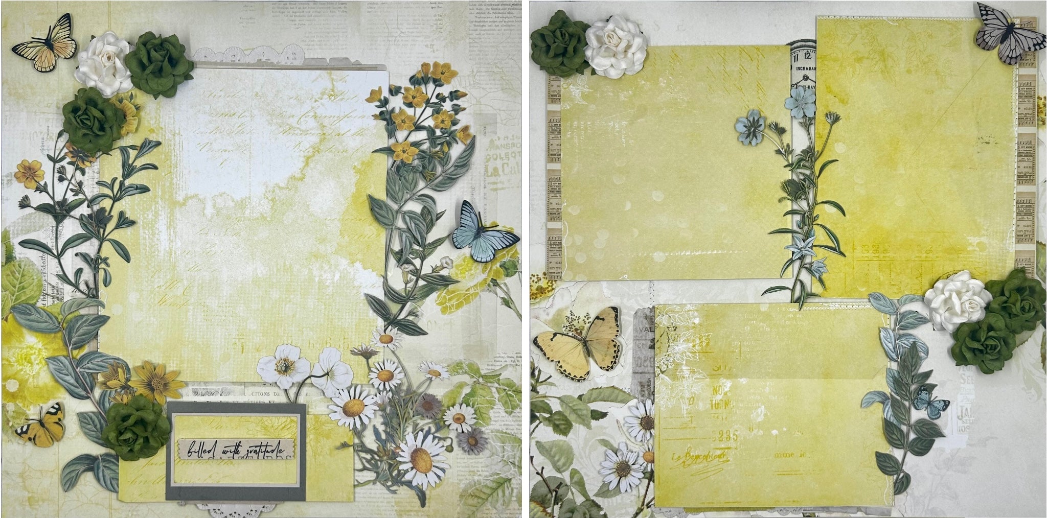 Filled with Gratitude 2-Page Layout